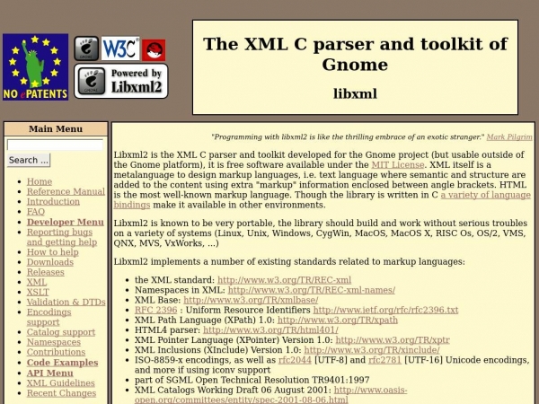 xmlsoft.org