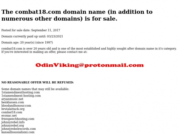 combat18.com