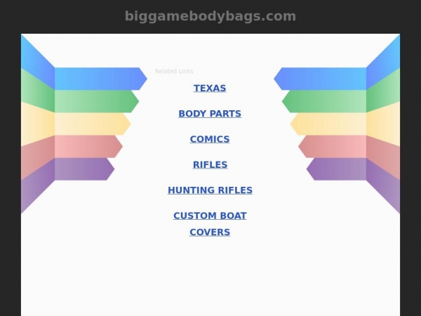 biggamebodybags.com