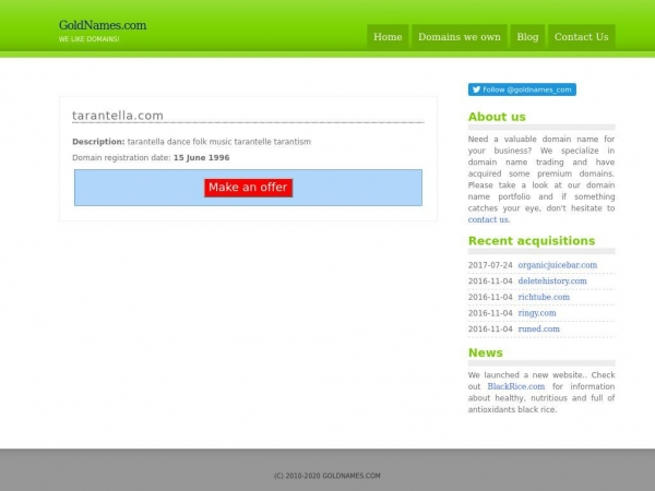 tarantella.com