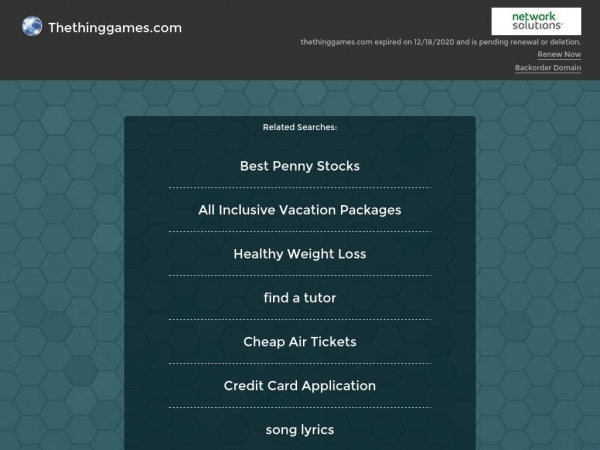 thethinggames.com