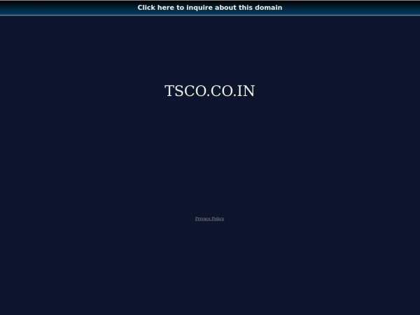 tsco.co.in